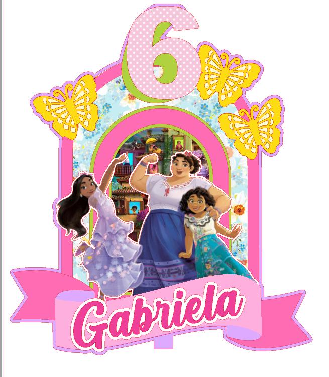 Topo de Bolo Encanto