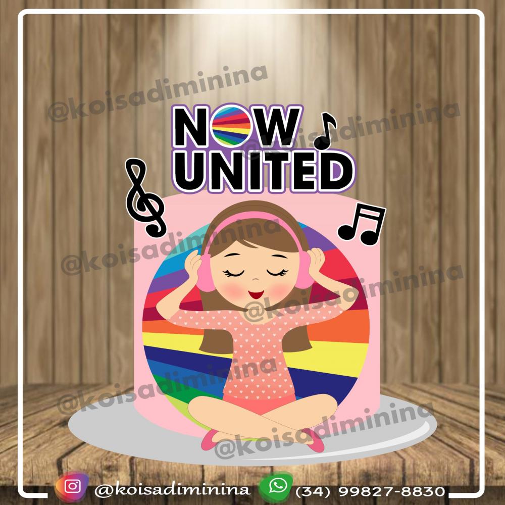 Topo de Bolo Now United
