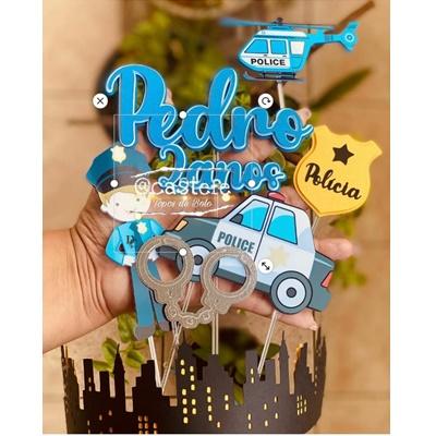 Topo de bolo Policial