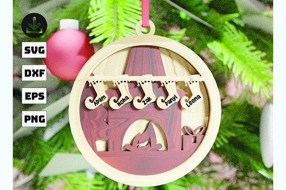 Arquivo de corte Pingente Natalino