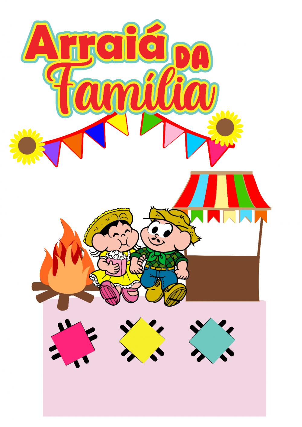 Topo de bolo Arraiá