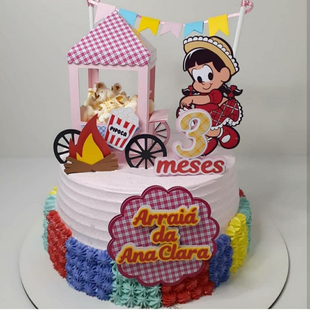 Topo de bolo Arraiá