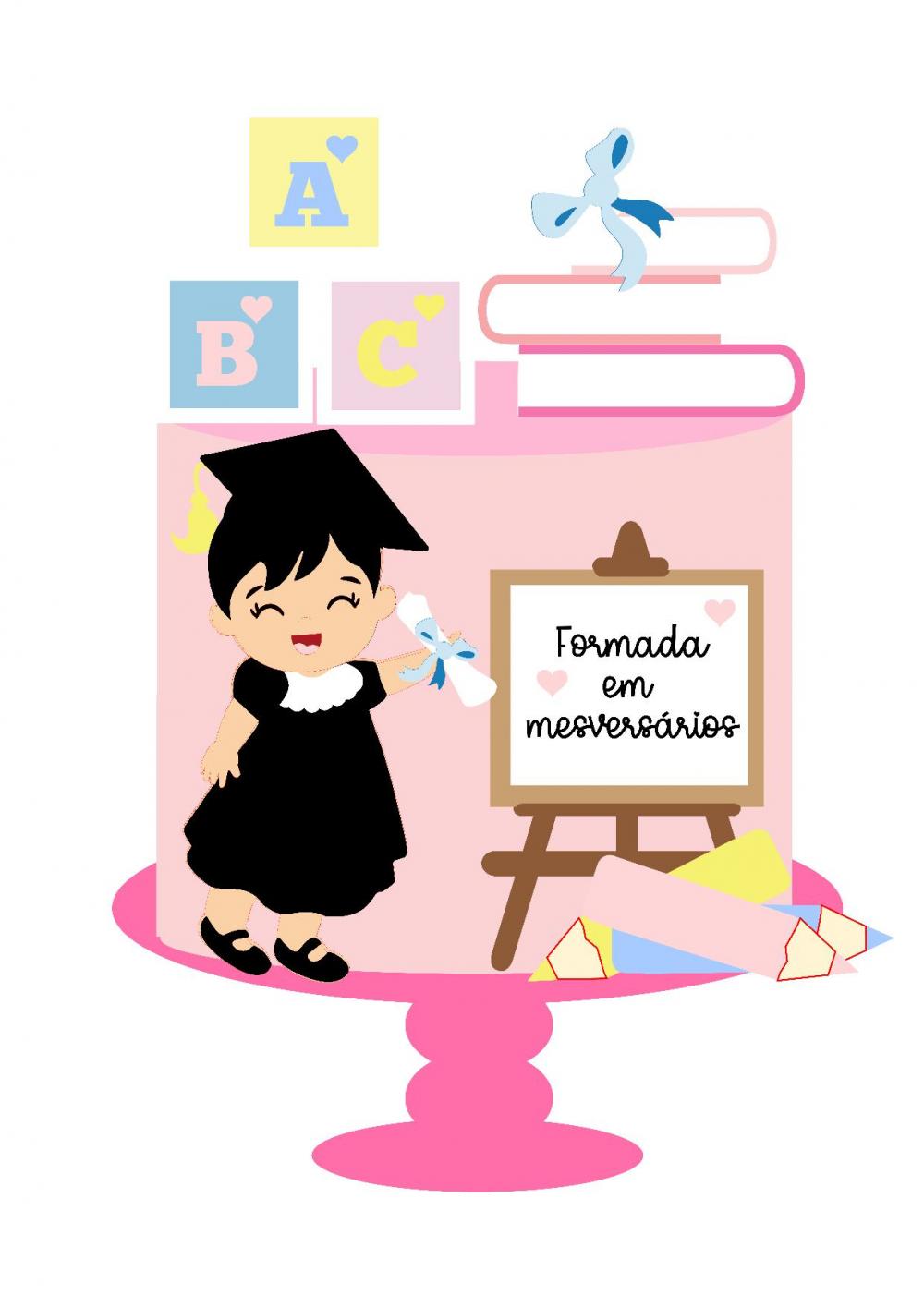 Topo de Bolo Formatura