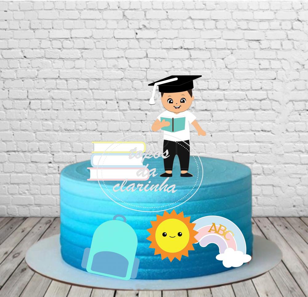 Arquivo de corte topo de bolo Formatura