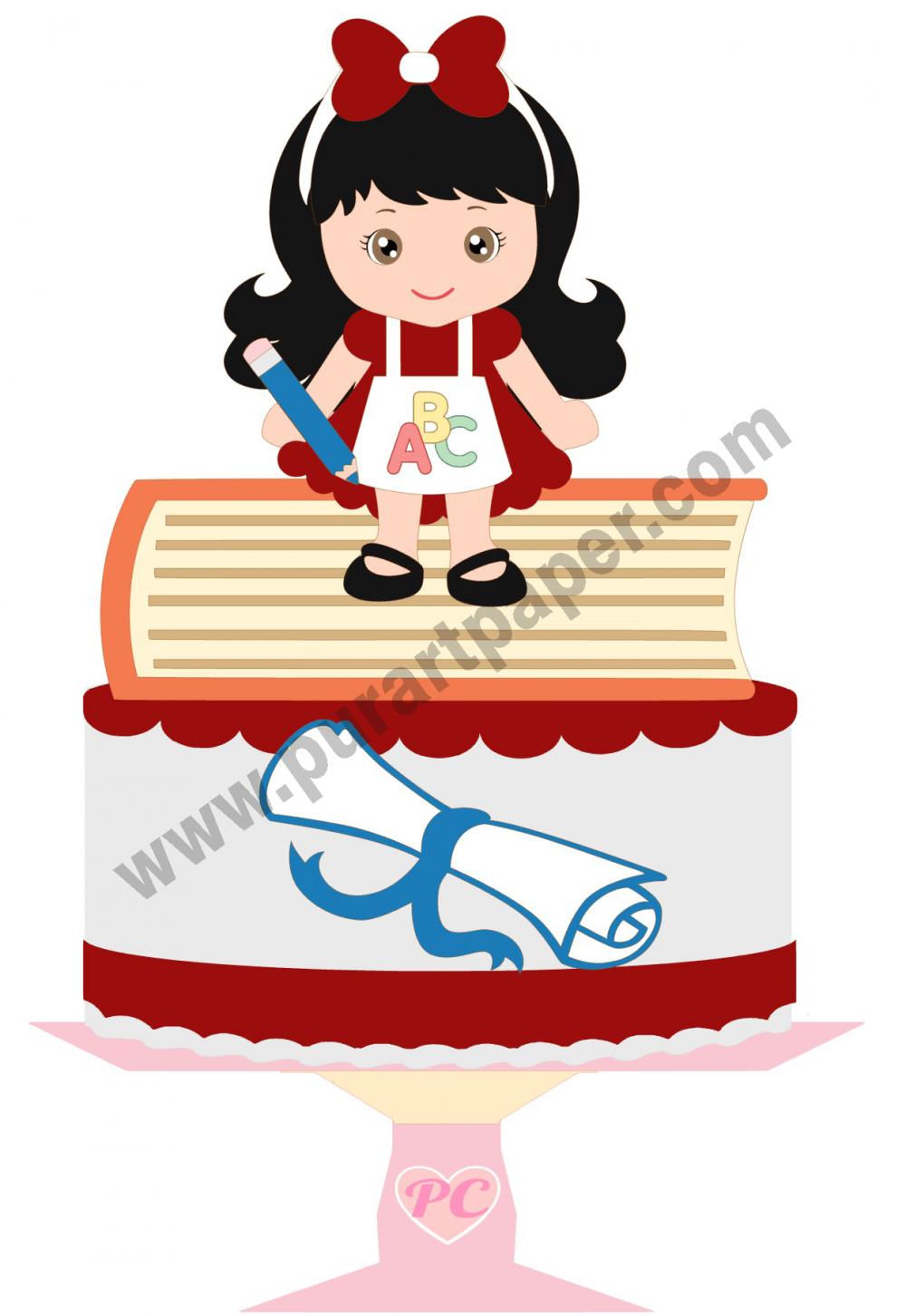 Arquivo de corte topo de bolo Formatura