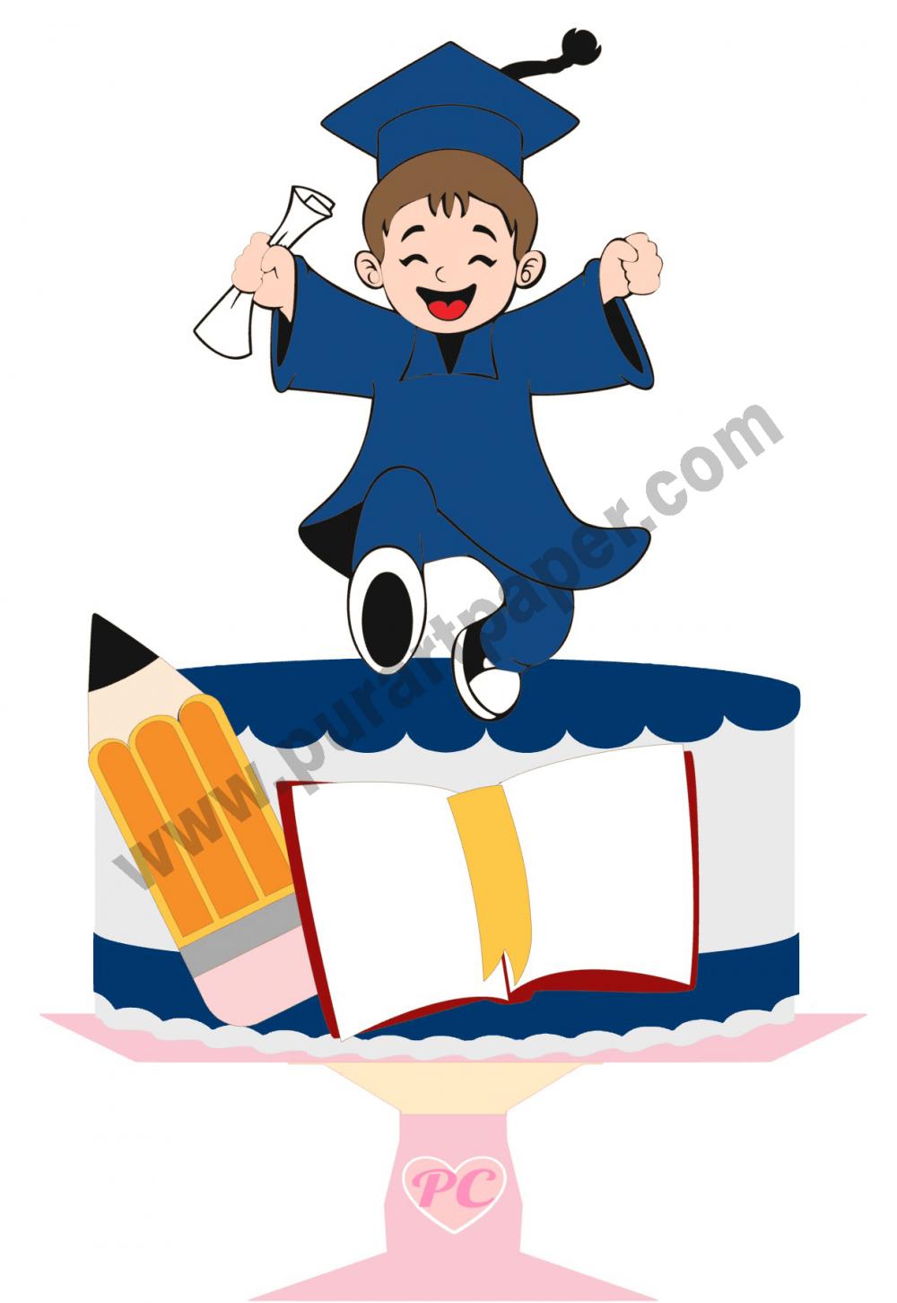 Arquivo de corte topo de bolo Formatura