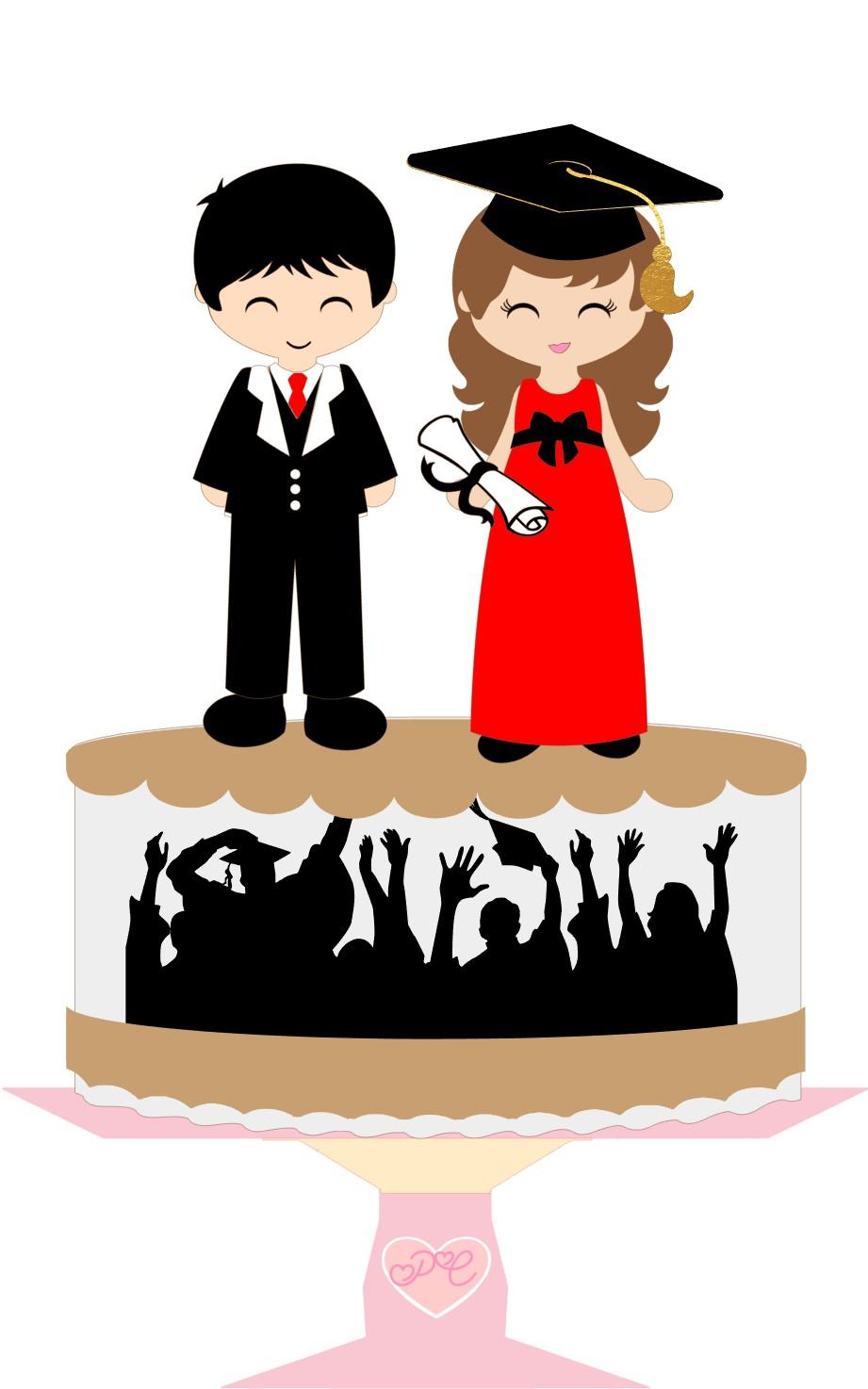 Arquivo de corte topo de bolo Formatura