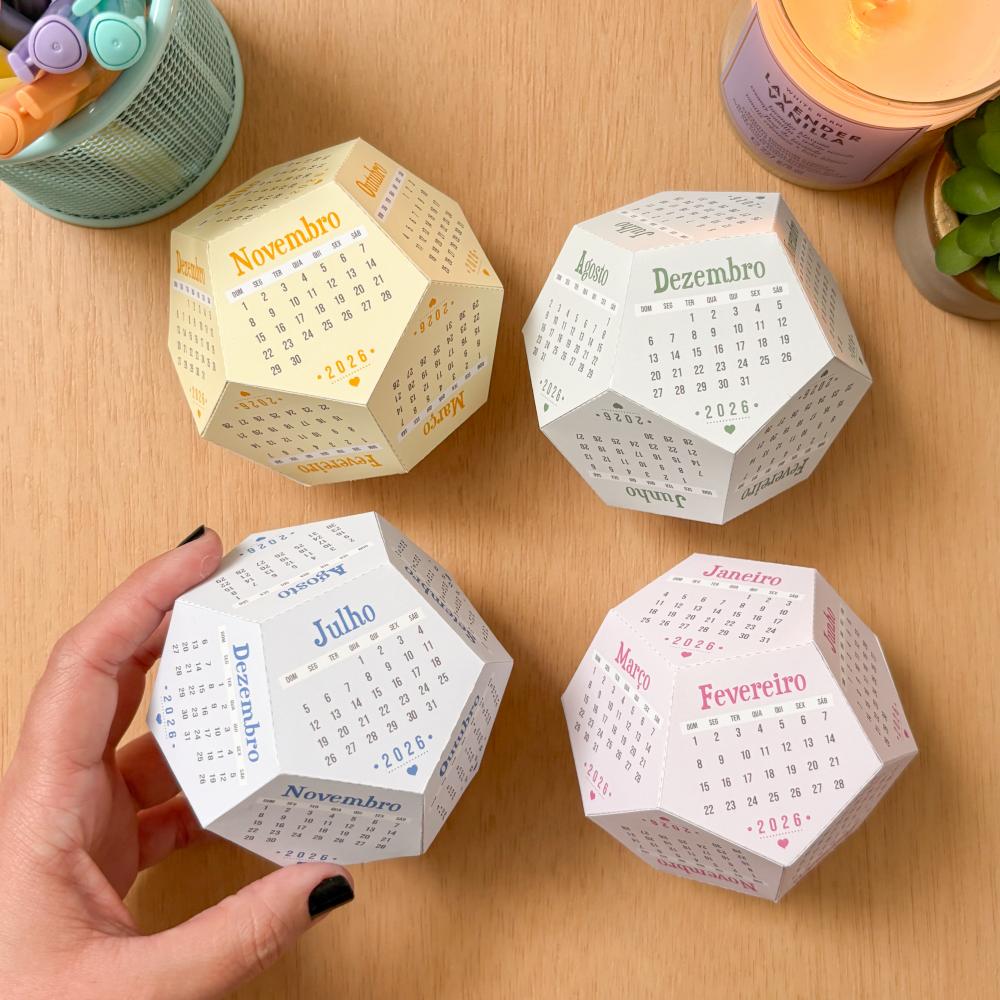 Arquivo de corte Calendário 2026