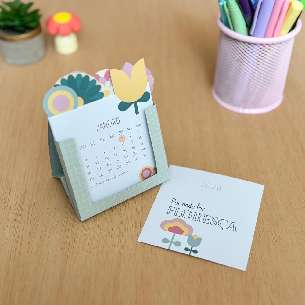 Arquivo de corte Calendário 2026