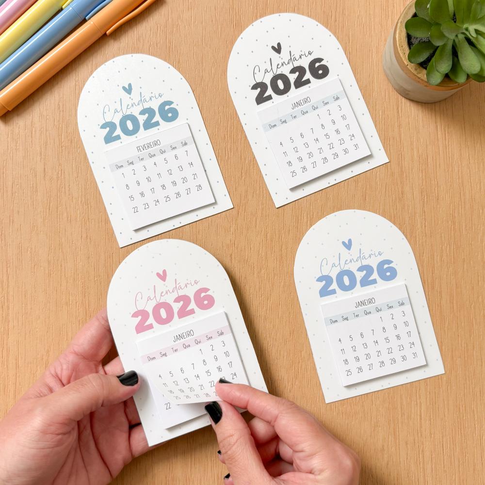 Arquivo de corte Calendário 2026