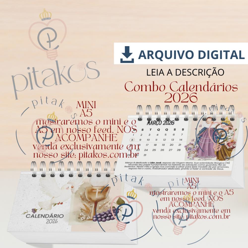 Arquivo de corte Calendário 2026