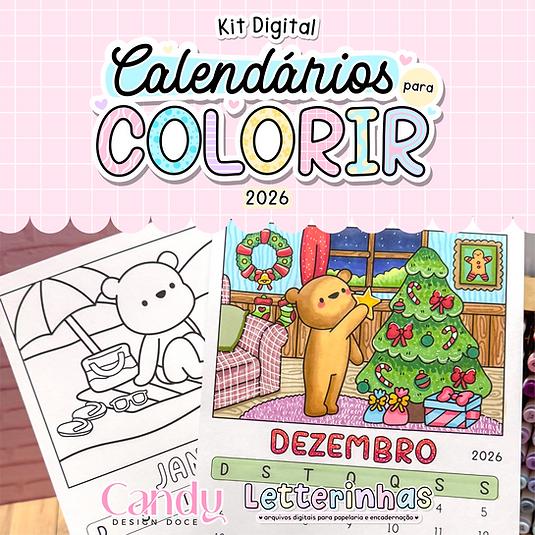 Arquivo de corte Calendário 2026