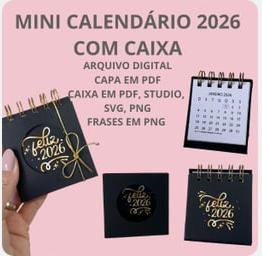 Arquivo de corte Calendário 2026