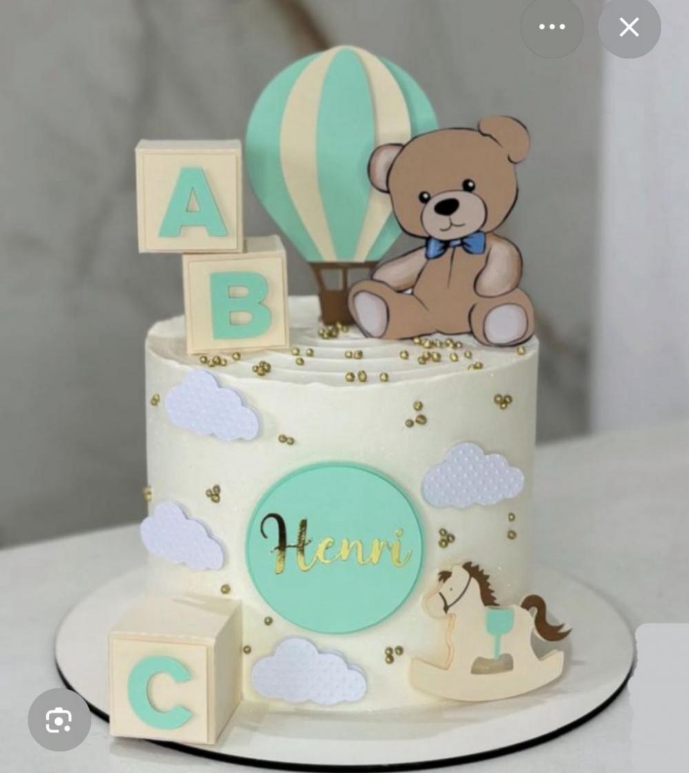 Arquivo de corte topo de bolo Chá de Bebe