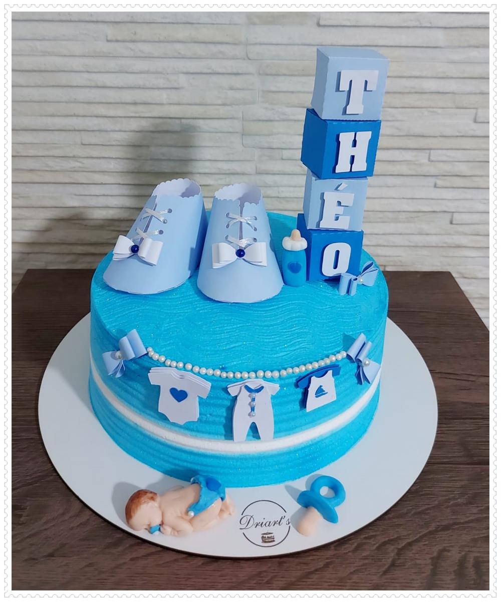 Arquivo de corte topo de bolo Chá de Bebe