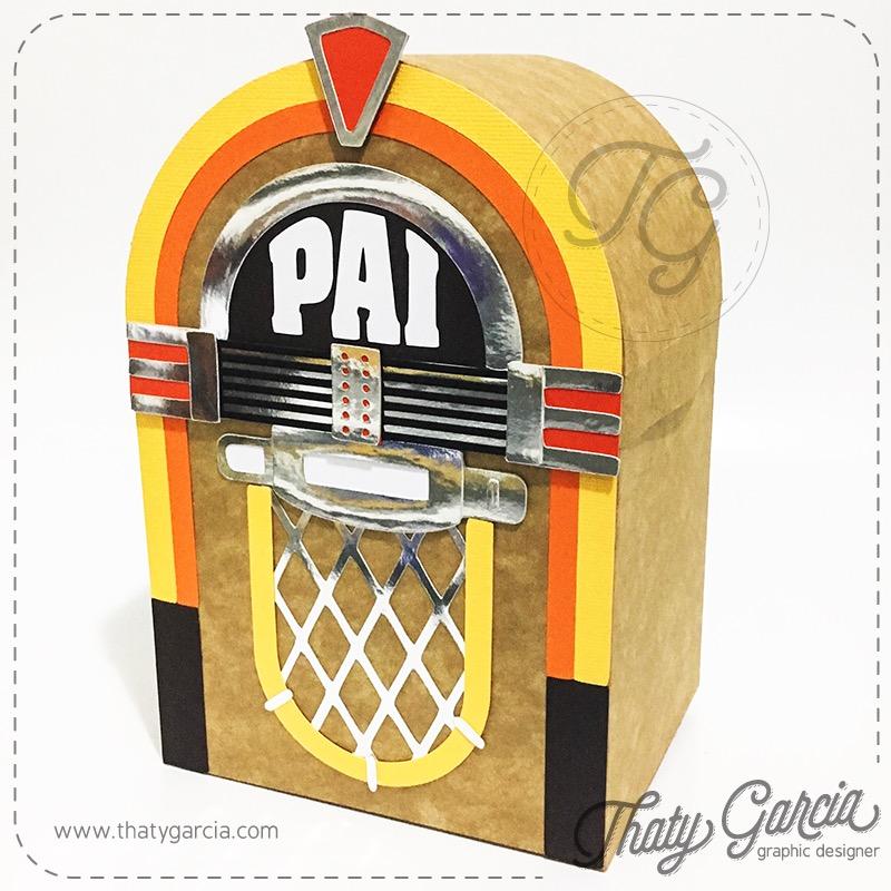 Arquivo de corte topo de bolo Jukebox