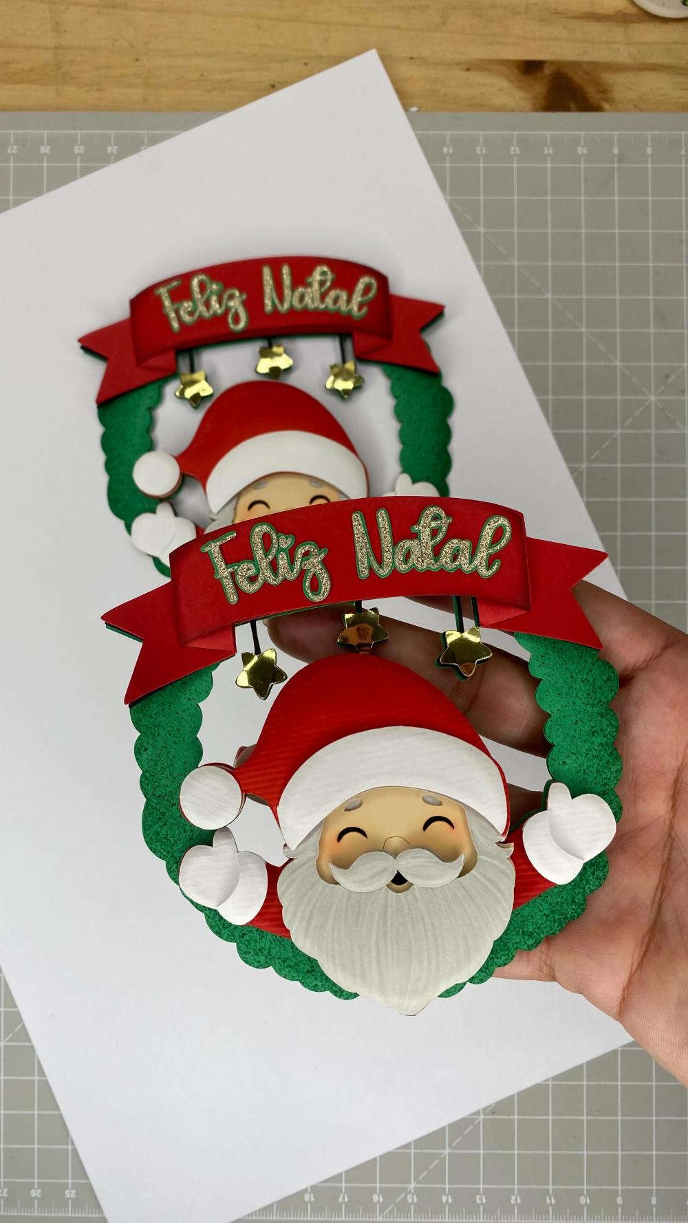 Arquivo de corte topo de bolo Natal