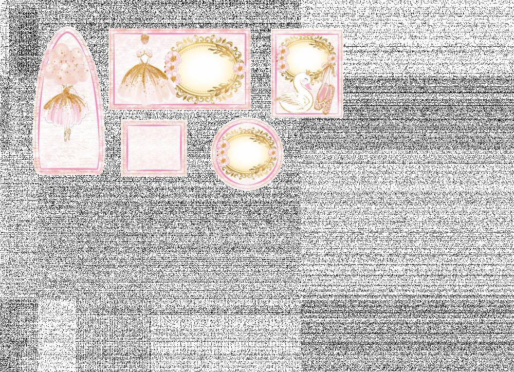 Arquivo de corte Etiqueta Escolar Bailarina