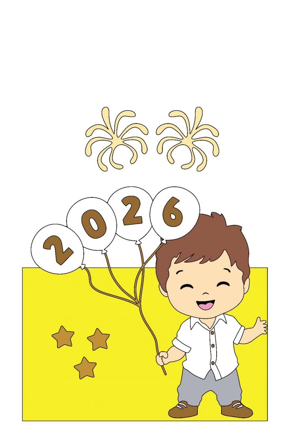 Arquivo de corte topo de bolo ano novo