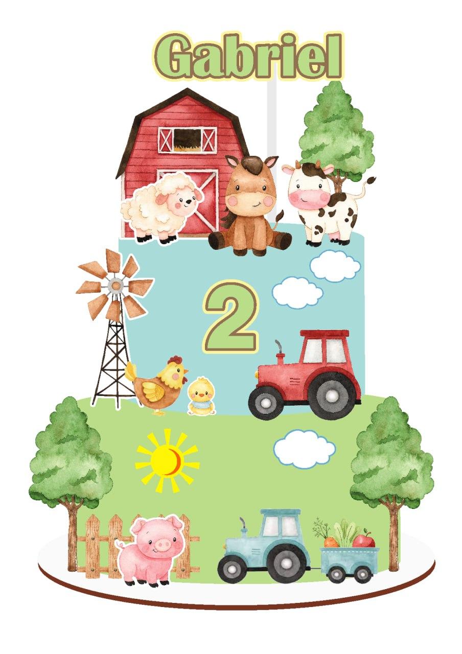 Topo de Bolo Fazendinha