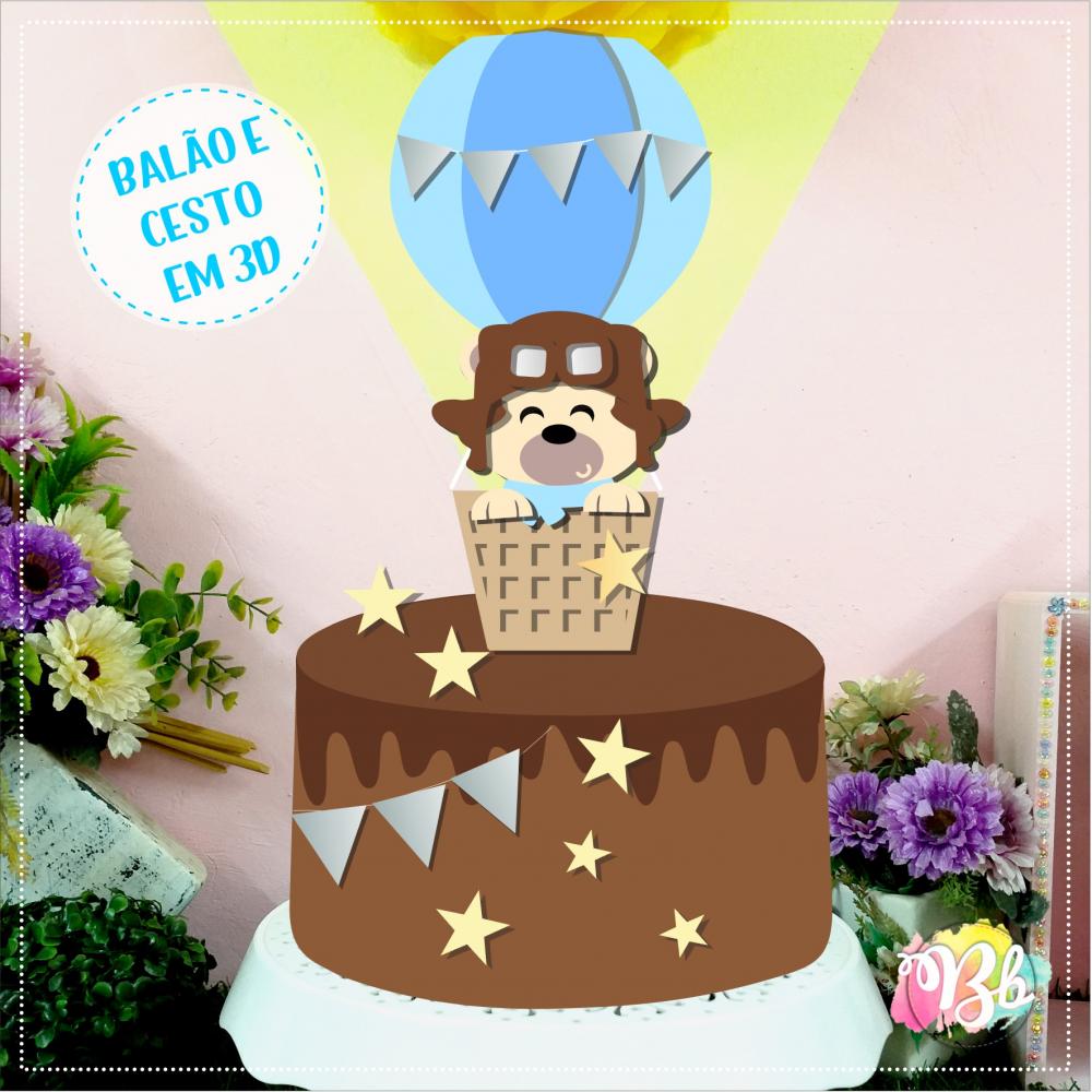 Arquivo de corte topo de bolo Ursinho