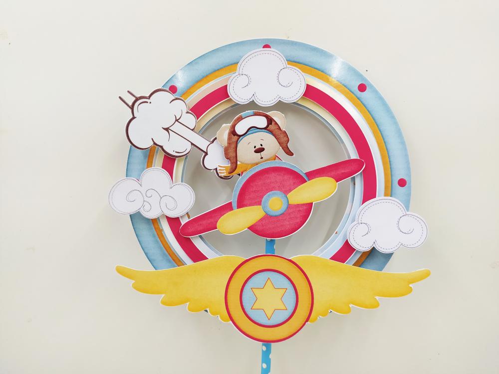 Arquivo de corte topo de bolo Ursinho