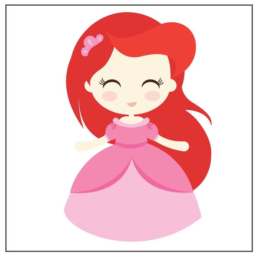 Arquivo de corte topo de bolo Sereia  ariel