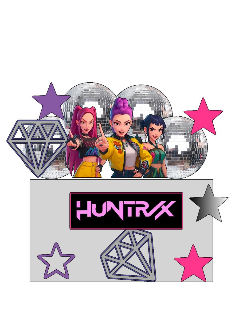 Arquivo de corte topo de bolo Kpop