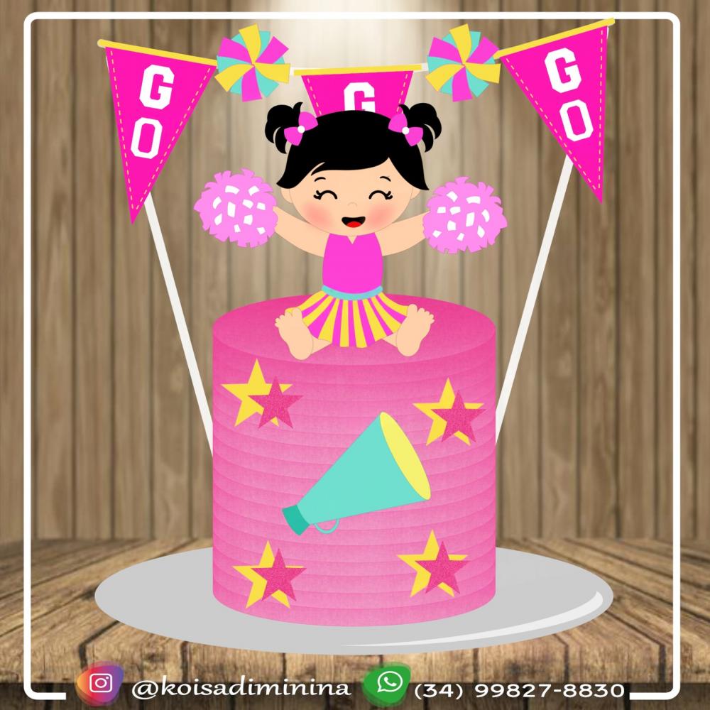 Arquivo de corte topo de bolo Team Leader