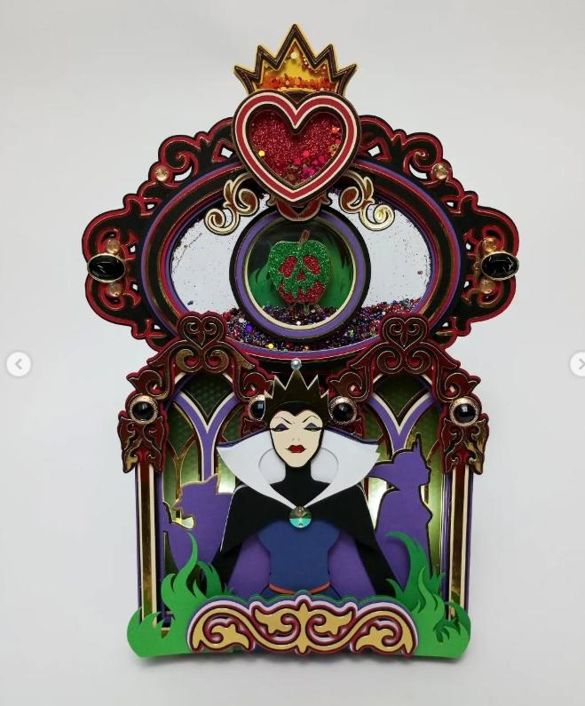 Arquivo de corte topo de bolo Rainha Má