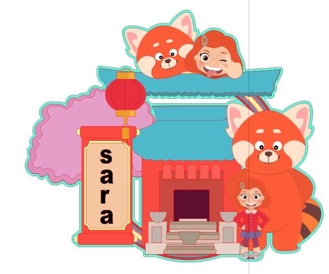 Arquivo de corte topo de bolo Red