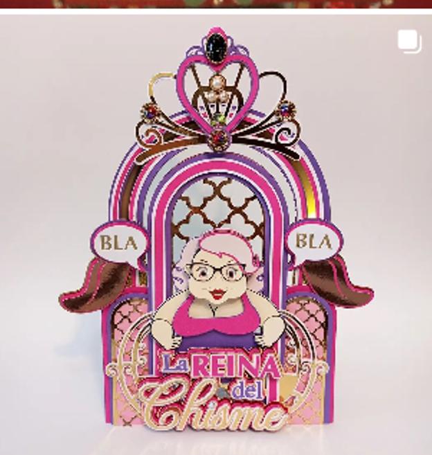 Arquivo de corte topo de bolo Rainha das fofocas