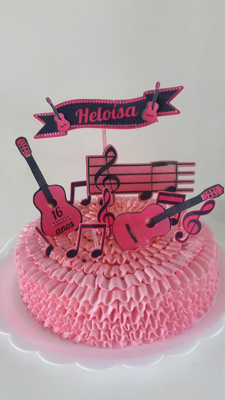 Arquivo de corte topo de bolo Rock