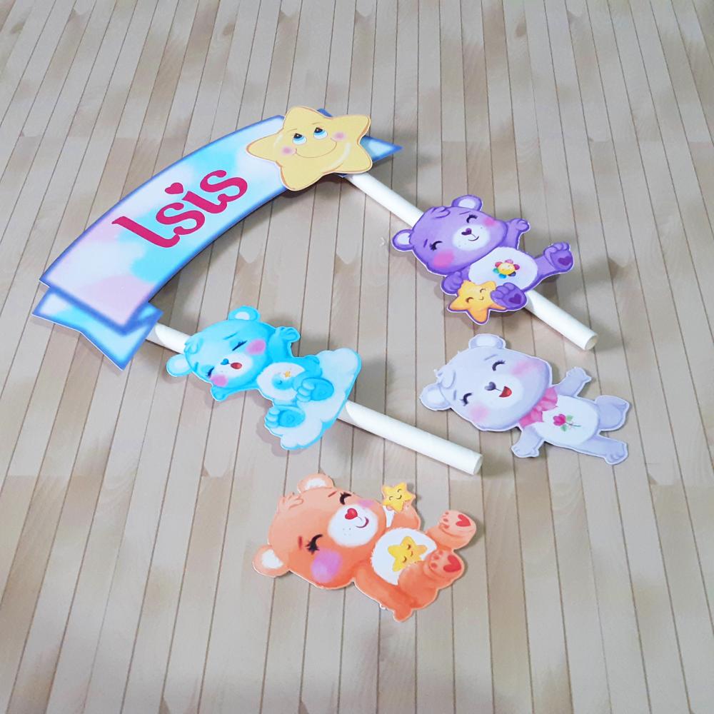 Arquivo de corte topo de bolo Ursinhos Carinhosos