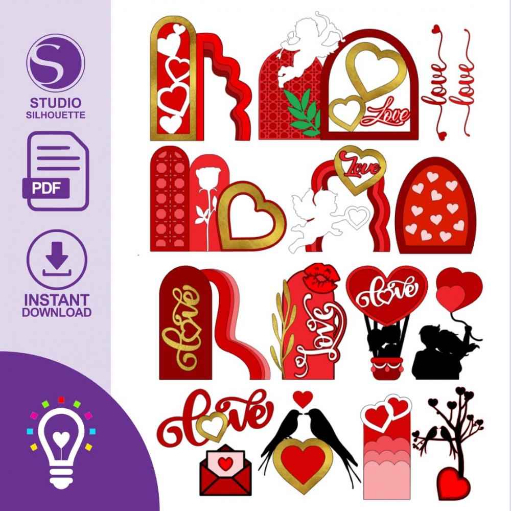 Arquivo de corte topo de bolo Painéis