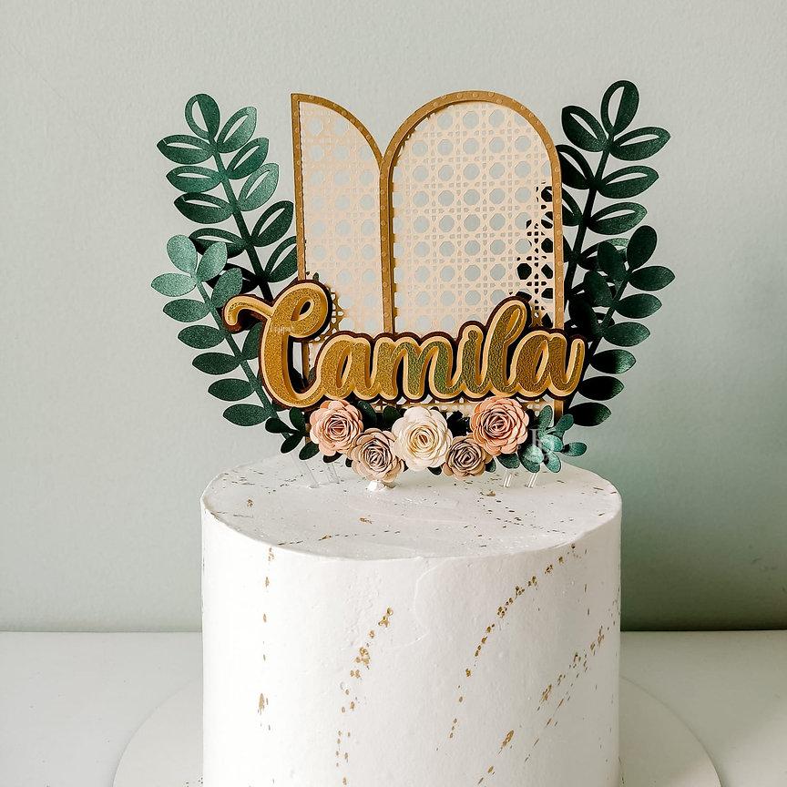 Arquivo de corte topo de bolo Painéis