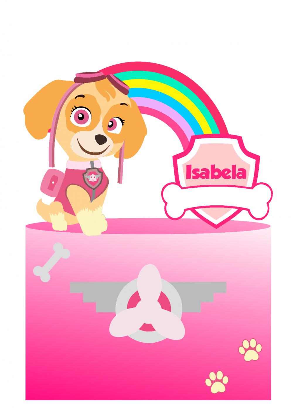 Arquivo de Corte Topo de Bolo Patrulha Canina