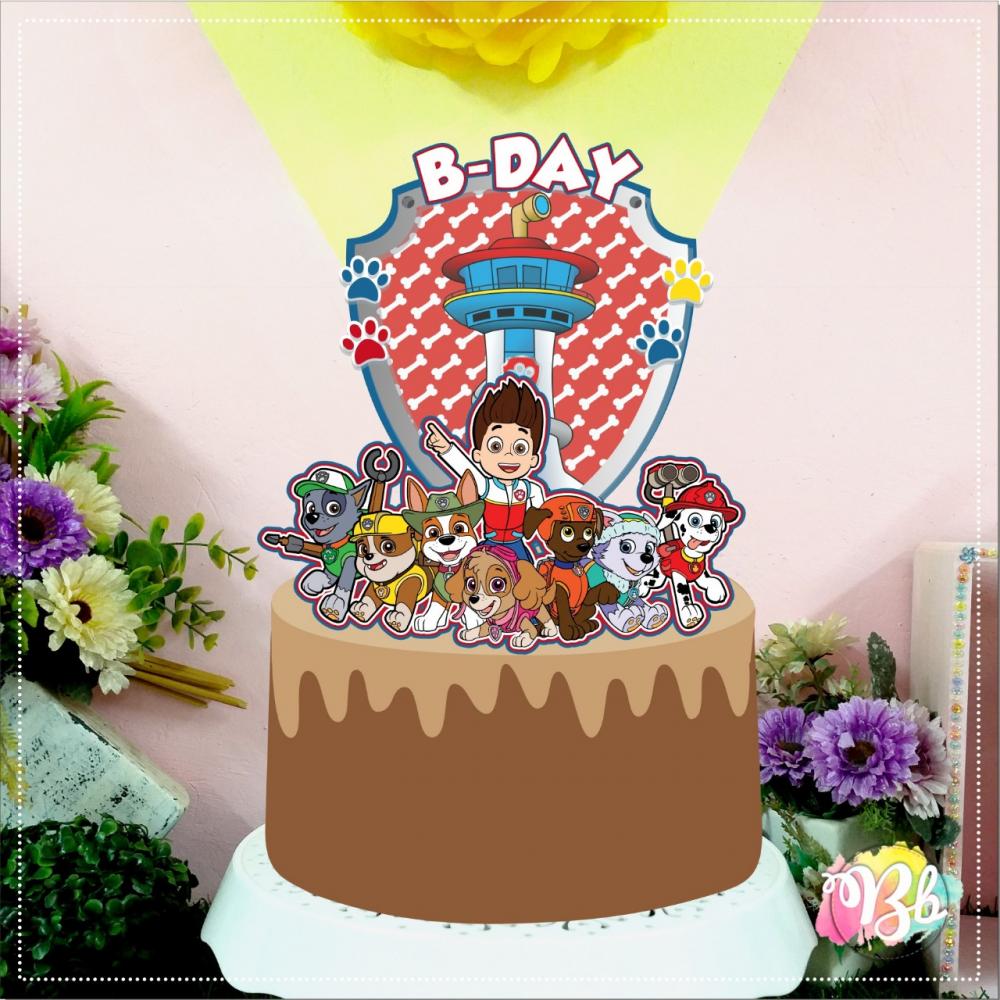 Arquivo de Corte Topo de Bolo Patrulha Canina