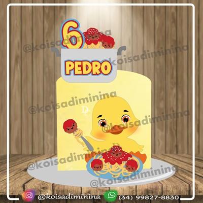 Arquivo de corte topo de bolo patinho