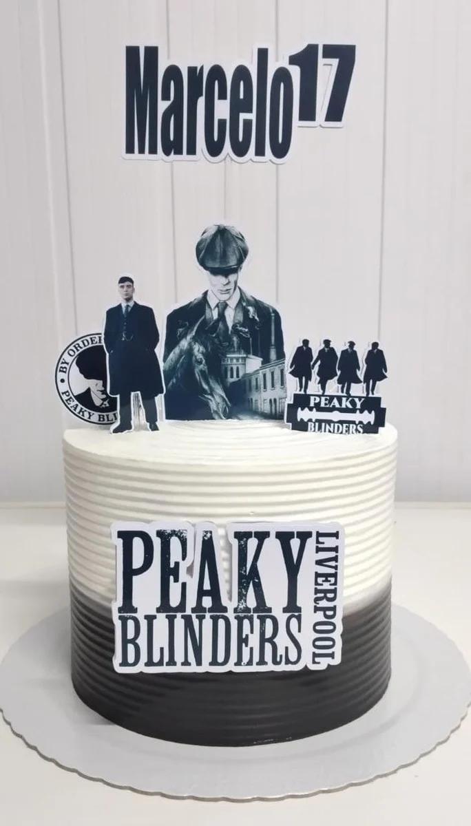 Arquivo de corte topo de bolo Peaky Blinders