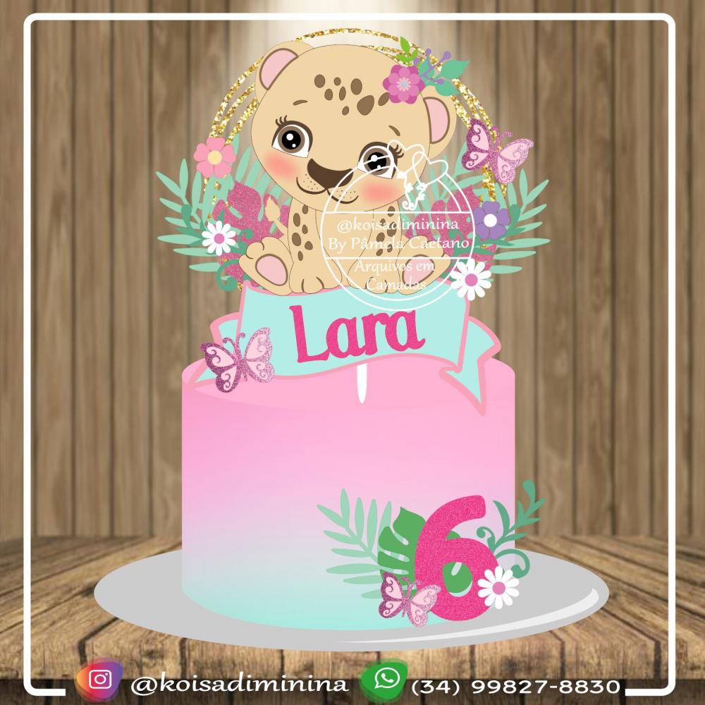 Arquivo de corte topo de bolo Safari