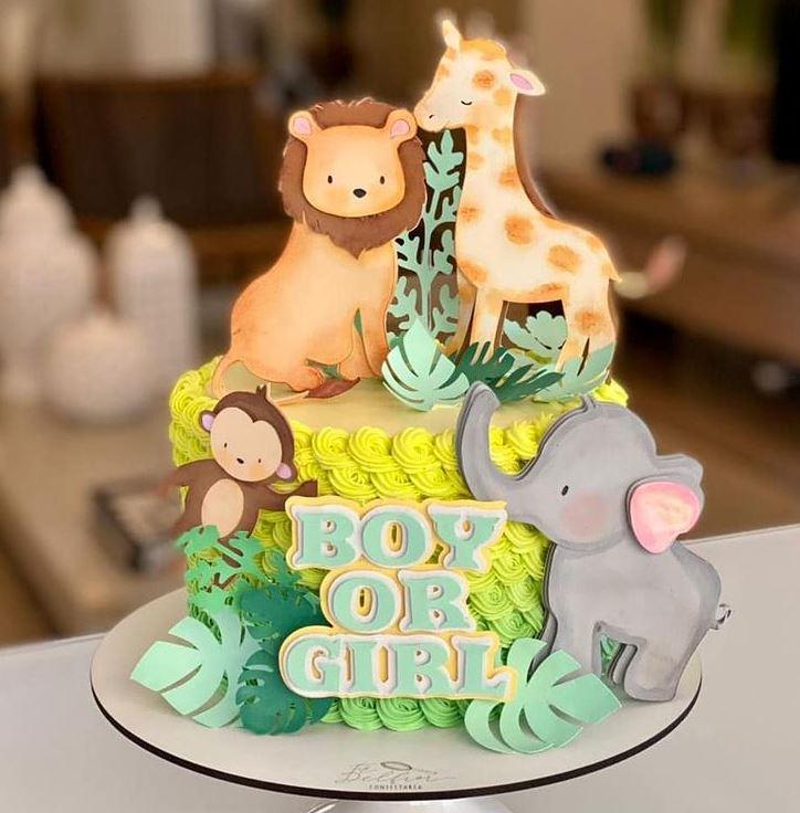 Arquivo de corte topo de bolo Safari