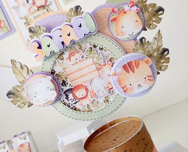 Arquivo de corte topo de bolo Safari