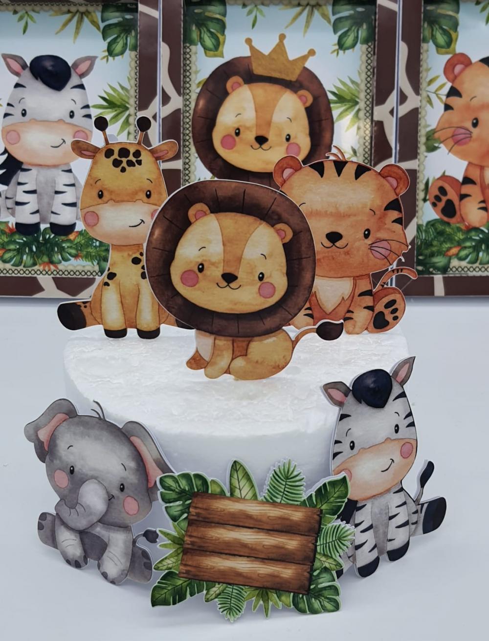 Arquivo de corte topo de bolo Safari