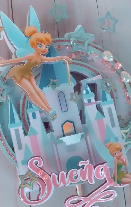 Arquivo de corte topo de bolo Sininho