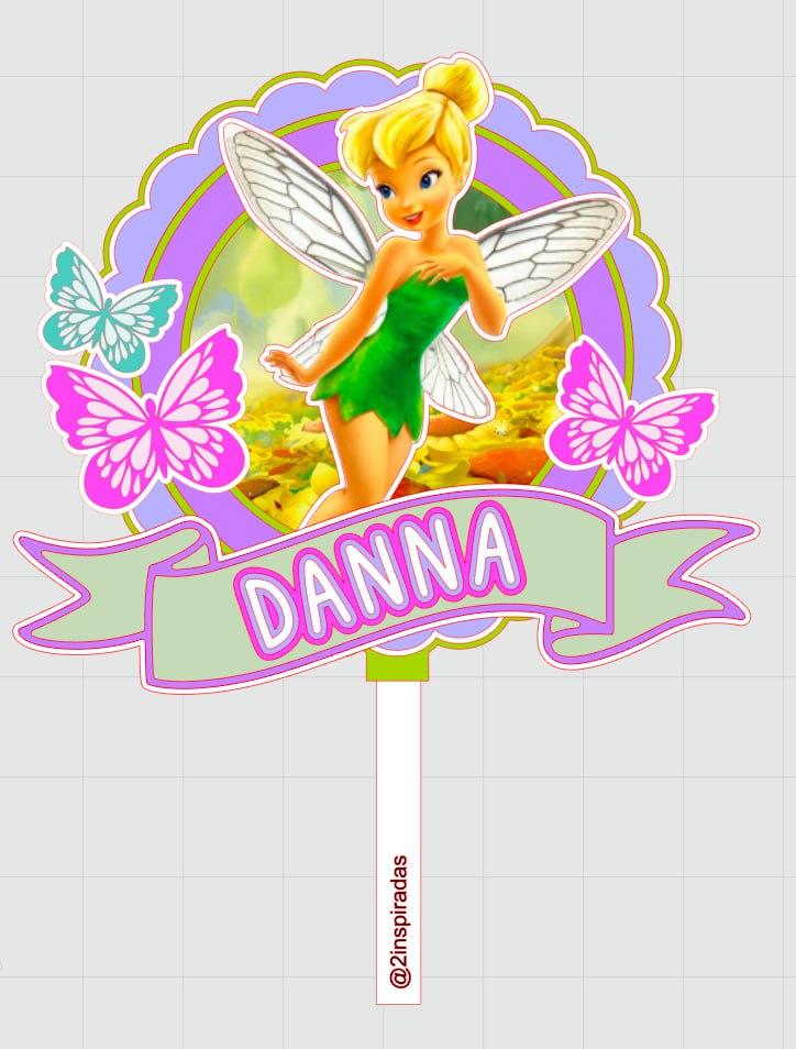 Arquivo de corte topo de bolo Sininho