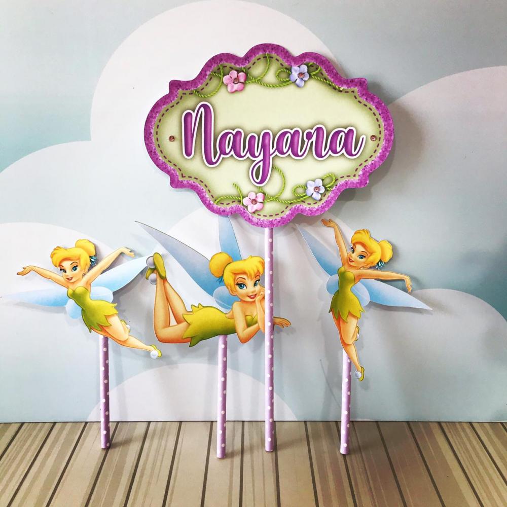 Arquivo de corte topo de bolo Sininho