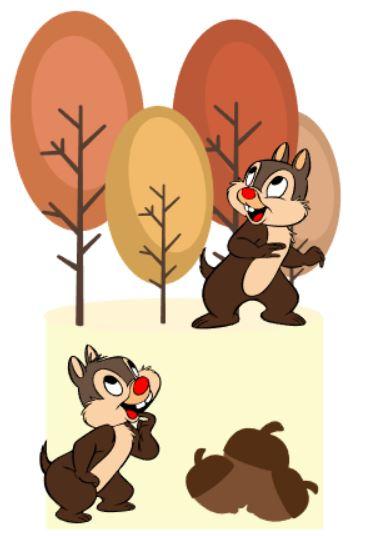 Arquivo de corte topo de bolo Tico e Teco