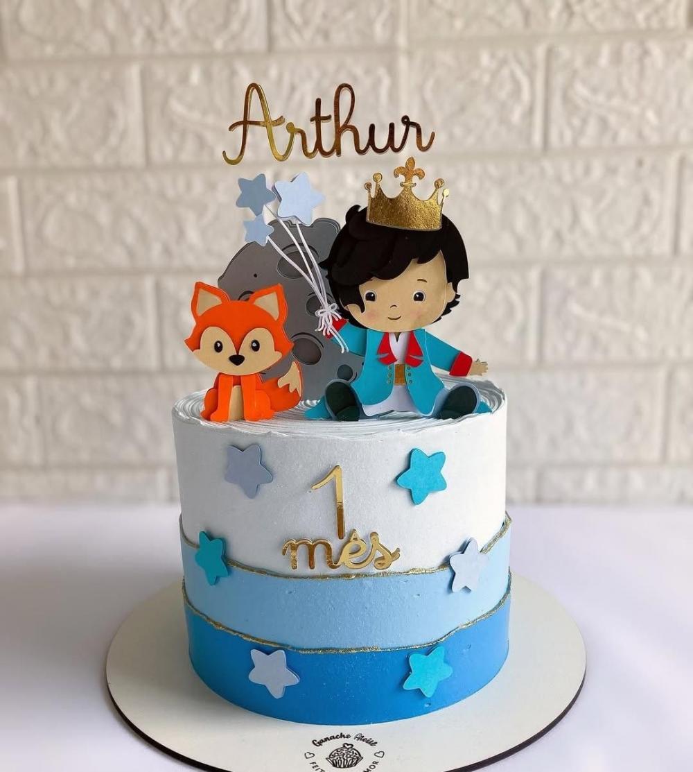 Arquivo de corte topo de bolo Pequeno Príncipe