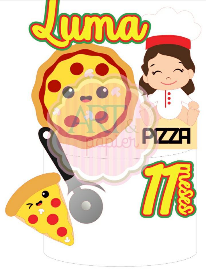 Arquivo de corte topo de bolo Pizza